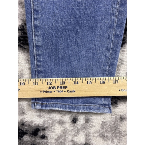 Eileen Fisher Jeans Womens Size 34x27 Light Wash Destroyed Organic Cotton Stretc - Picture 8 of 13